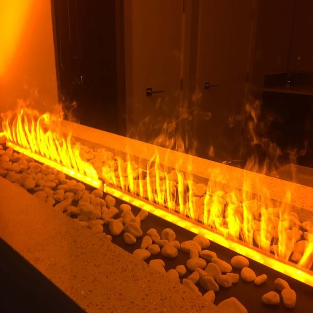 Custom fire with lighting 